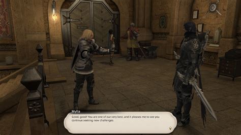  Dialogue Accepting the Quest (Cutscene) Haurchefant There has been word from the capital. . Paladin quests ffxiv